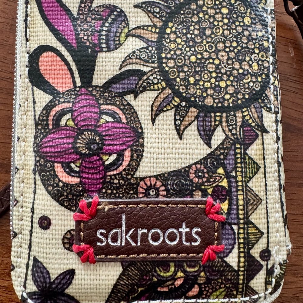 Sakroots Artistic Floral Crossbody Bag